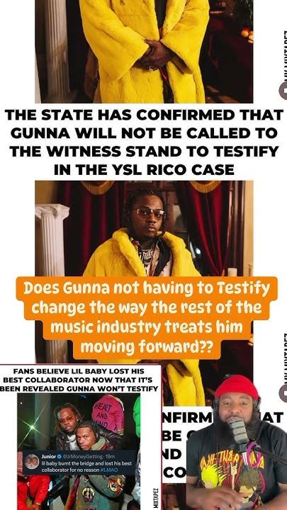 gunna will not be testified.